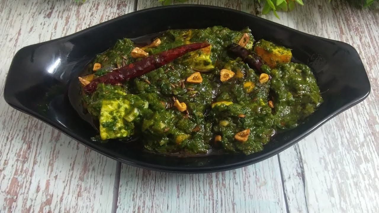 Kritika Cakes n Bakes Dhabha Style lasooni Palak Paneer