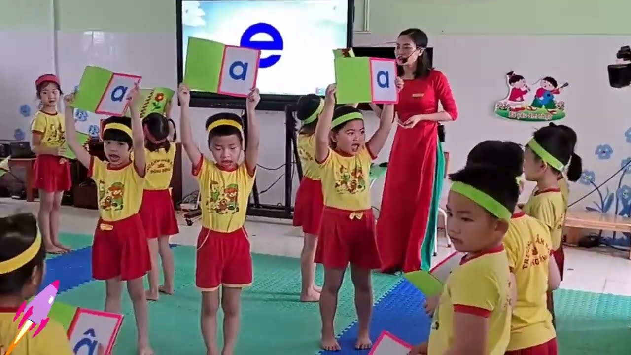 Tiết dạy Hoạt động làm quen chữ cái e, ê cho trẻ 5-6 tuổi