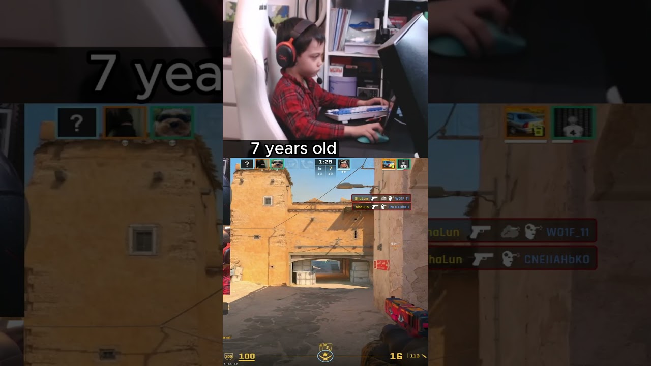 7 years old cs2 talent 