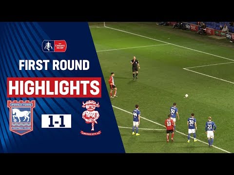 Ipswich Score Late To Force a Replay | Ipswich Town 1-1 Lincoln City | Emirates FA Cup 19/20