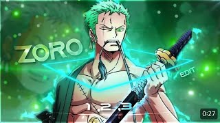 Zoro badass flow edit king of hell | yeat double
