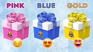 Choose Your Gift   ! Pink, Blue or Gold 💗💙⭐️ How Lucky Are You 😱 Quiz Emperor