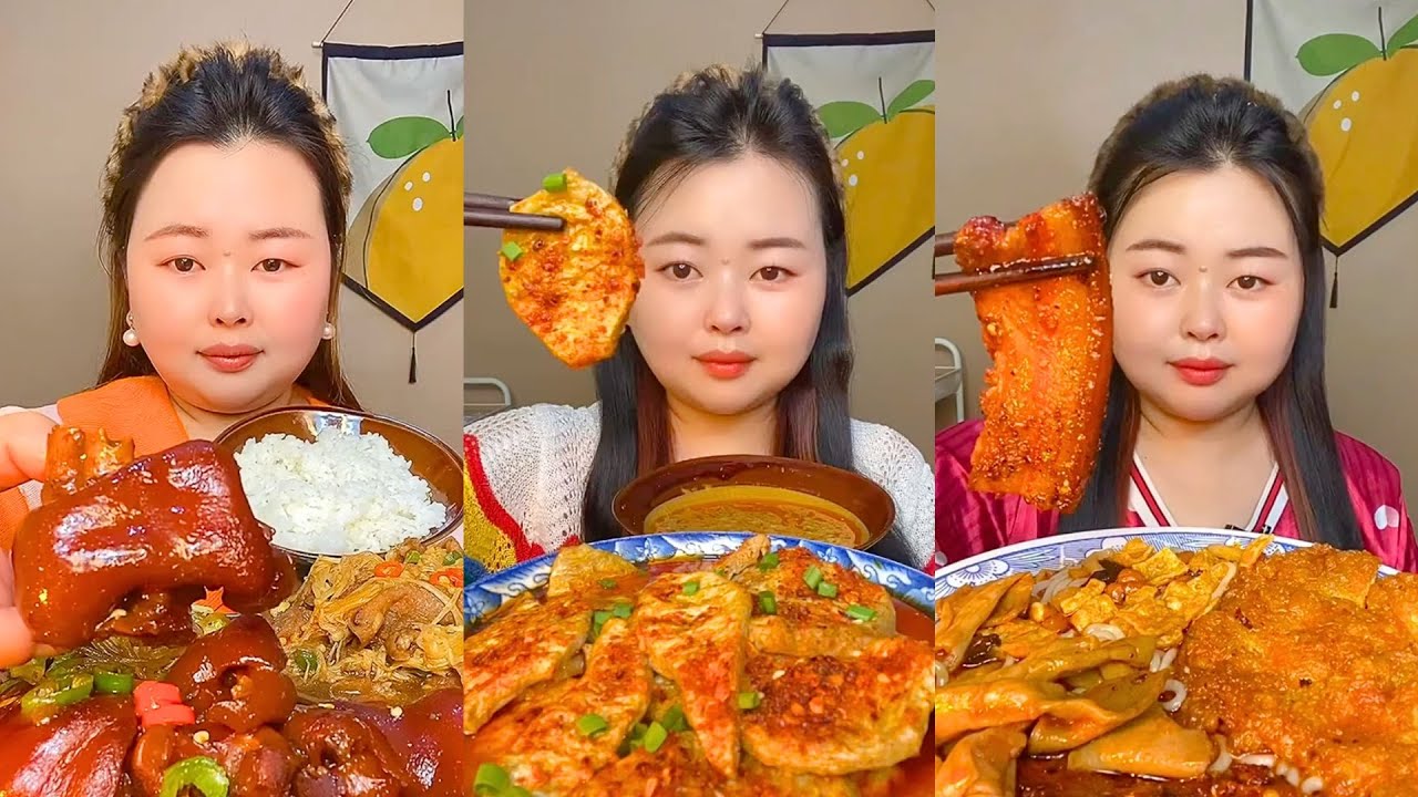 Hearty Chinese Feast Eating Show – Rich Flavors & Satisfying Bites #16