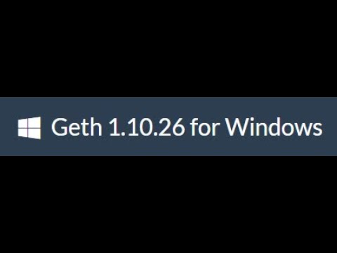 Geth Installation - YouTube