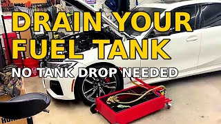 How to Drain the Fuel Tank on a BMW M340i (G20)