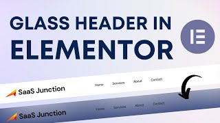 How to Create a Blurry Glass Header in WordPress with Elementor Pro