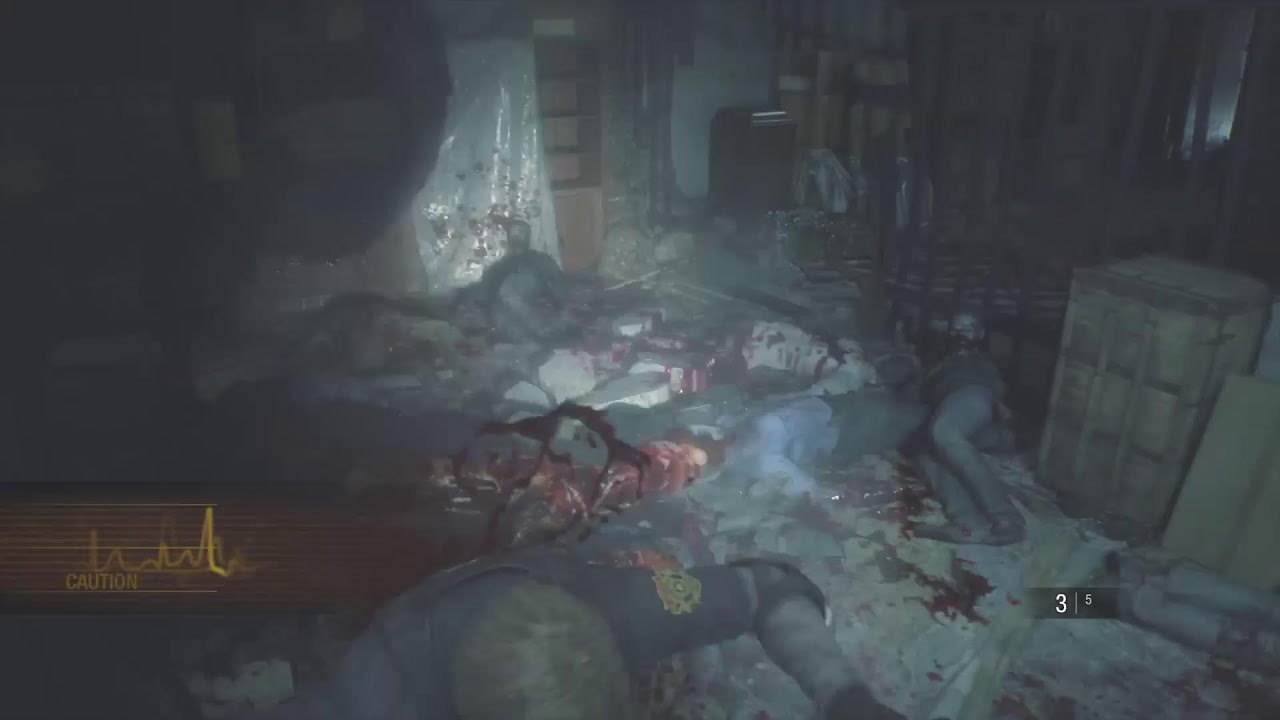 Resident evil 2  part 1 "Finding a way out of the police station" gameplay !!!!