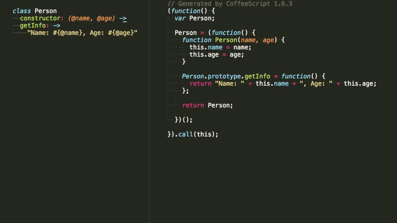 Coffeescript. CPFFE scripy язык программирования. COFFEESCRIPT синтаксис. COFFEESCRIPT код. COFFEESCRIPT пример кода.