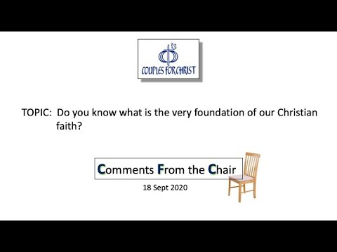 COMMENTS FROM THE CHAIR with Bro Bong Arjonillo - 18 September 2020