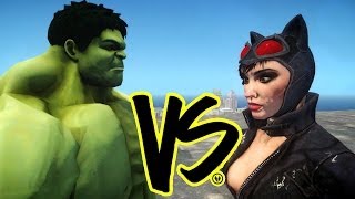 CATWOMAN VS HULK - EPIC BATTLE - YouTube