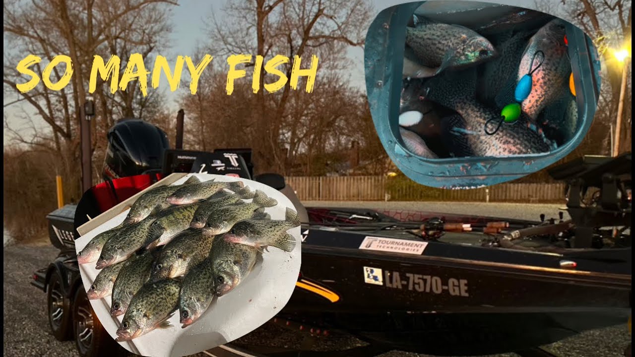 Winter crappie fishing