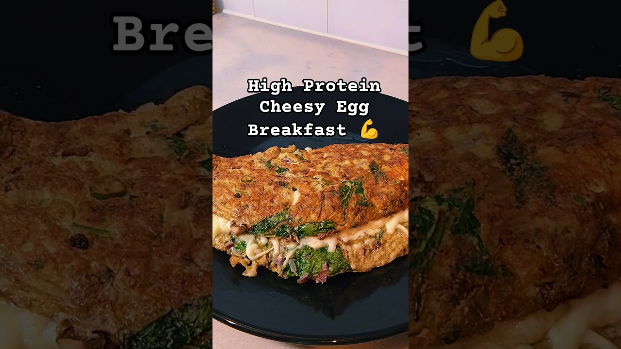 Cheesy Omelette | High Protein Egg Recipe