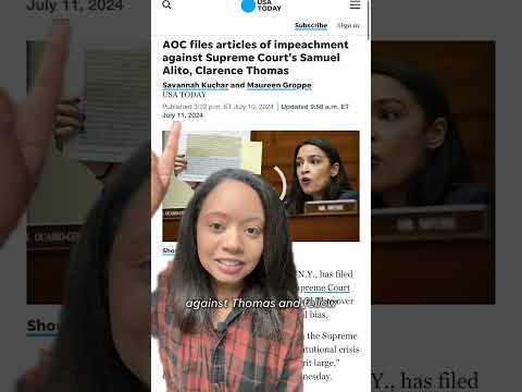 Senators ask DOJ to criminally investigate Justice Clarence Thomas #Shorts