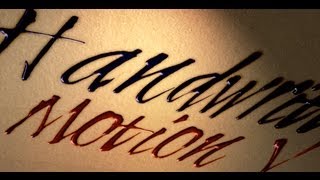 Apple Motion template - Handwritten Art Titles