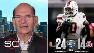 The U Isnt Back The U Is Here - Paul Finebaum On Miami Beats Ohio State 24-14 In Cotton Bowl
