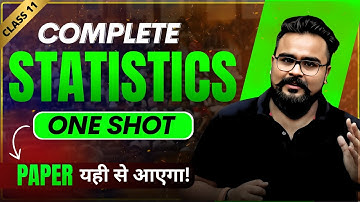FULL STATISTICS class 11 ONE SHOT 🔥 MAHA MARATHON | GAURAV JAIN