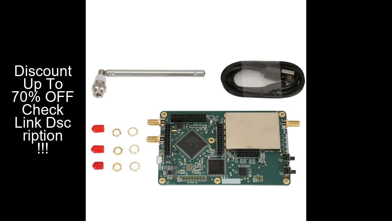 1MHz to 6GHz Open Source Software Defined Radio Accurate Tuning PCB Development Board Transceiver Bo