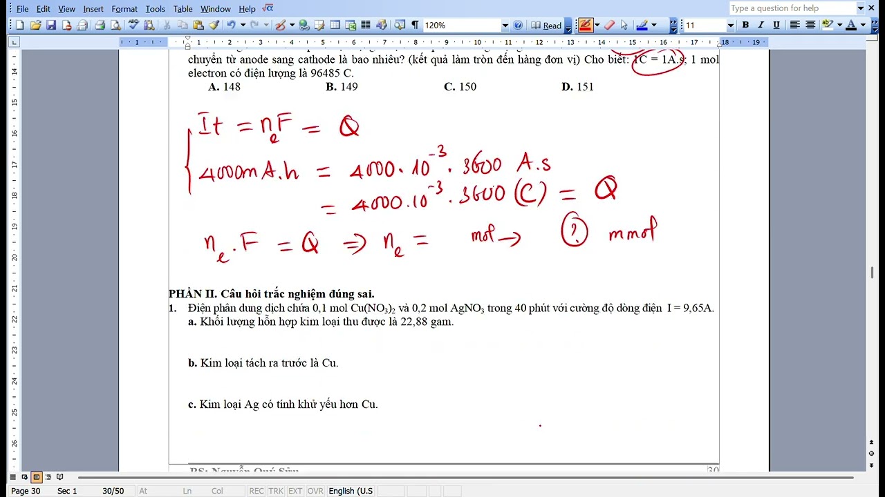HƯỚNG DẪN ĐỀ 5  GIỮA HỌC KÌ 2   LỚP 12