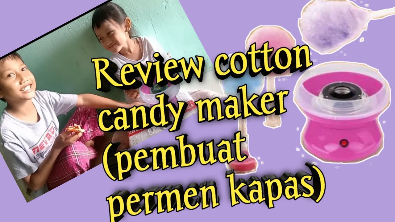 unboxing cotton candy maker YouTube