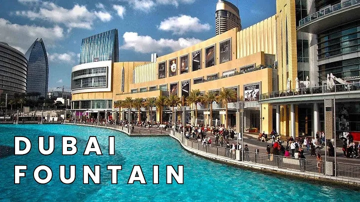 Amazing Fountain in Dubai with Burj Khalifa | Dubai Downtown Dancing Fountain Show