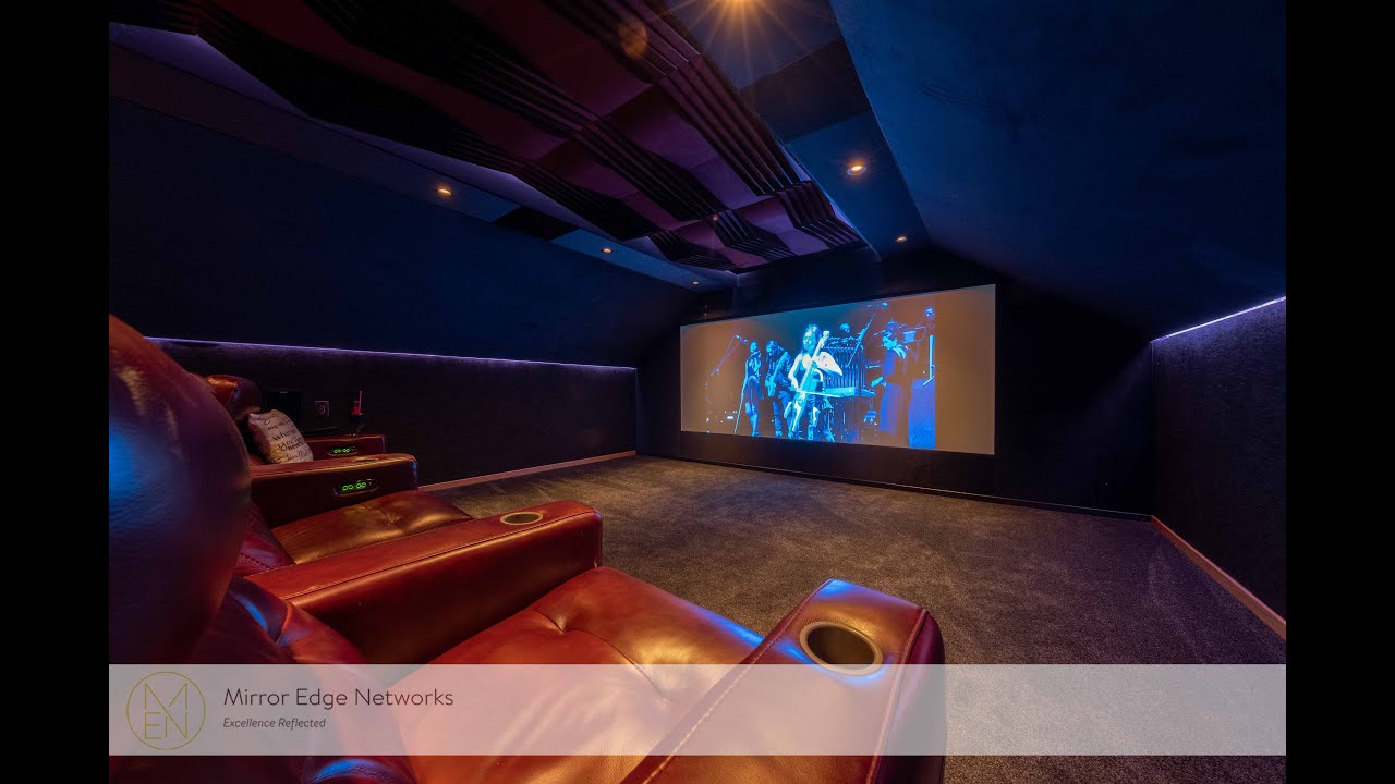 Dolby Atmos Home Cinema in Telford, England. Featuring Barco