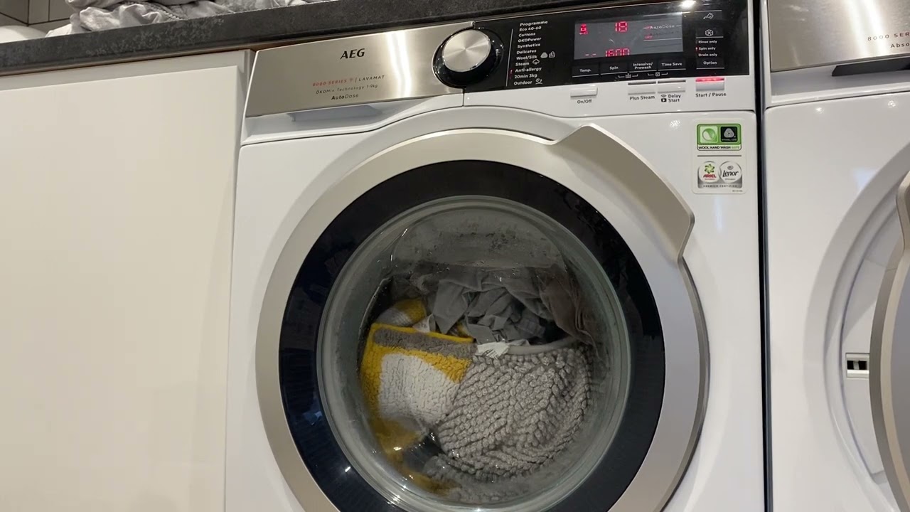 AEG Lavamat 8000 Series + Auto Dose l Anti Allergy 60*C (Spin Only)