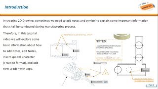 Details NX CAD : How to Add Annotations Notes, Label & Baloon Symbol News