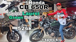 Honda CB 650R Matte Laurel Green Metallic Walkaround - Actual Unit -Specs & Features Price