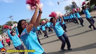 Pemecahan Rekor Muri (Tari Gemu Famire Terbanyak)Dalam Rangka HUT TNI ke 73  (Versi Polres Merauke)