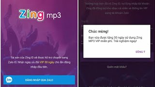 Lập Tài Khoản Zing Vip Free Dùng Trong 1 Năm Bằng Điện Thoại.