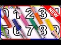 ( Numbers ) Learn Numbers with BIG Marker Pen Glitter Coloring Pages / Akn Kids House