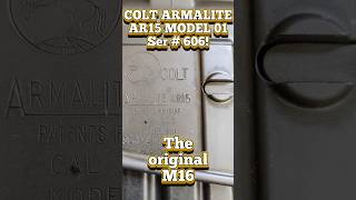 The First M16, made by Colt - Armalite was simply named the Model 01.