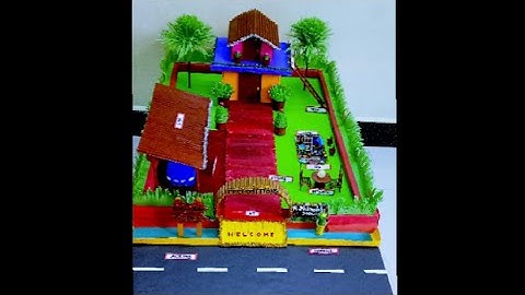 Prepositions 3D model 🏡 #preposition#house#craft#tlm#schoolproject#B.Ed model #english