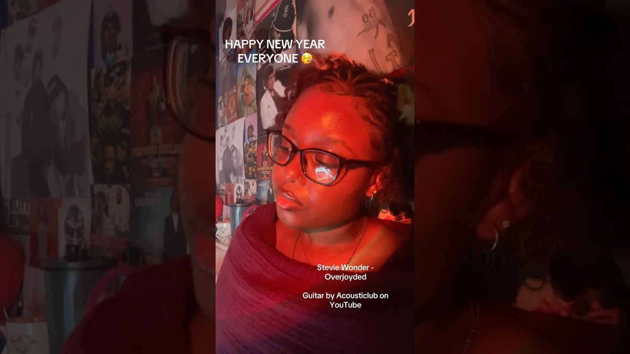 HAPPY NEW YEAR EVERYONE🥳 starting the year strong with Stevie Wonder - Overjoyed 