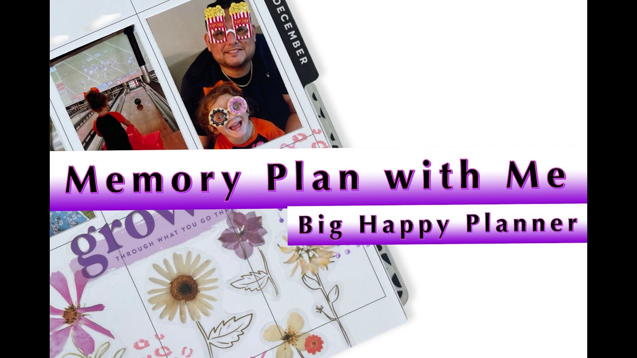 Memory Plan with Me: Pressed Flowers sticker book