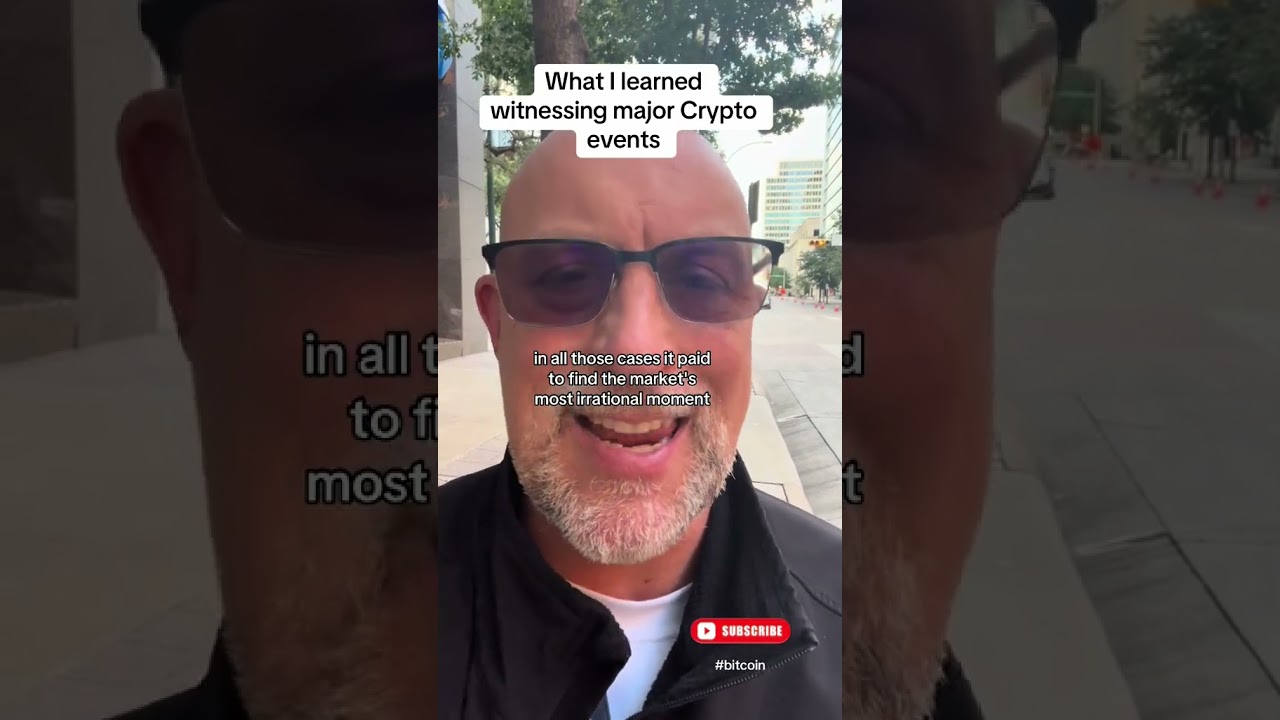 What I learned witnessing major Crypto events 