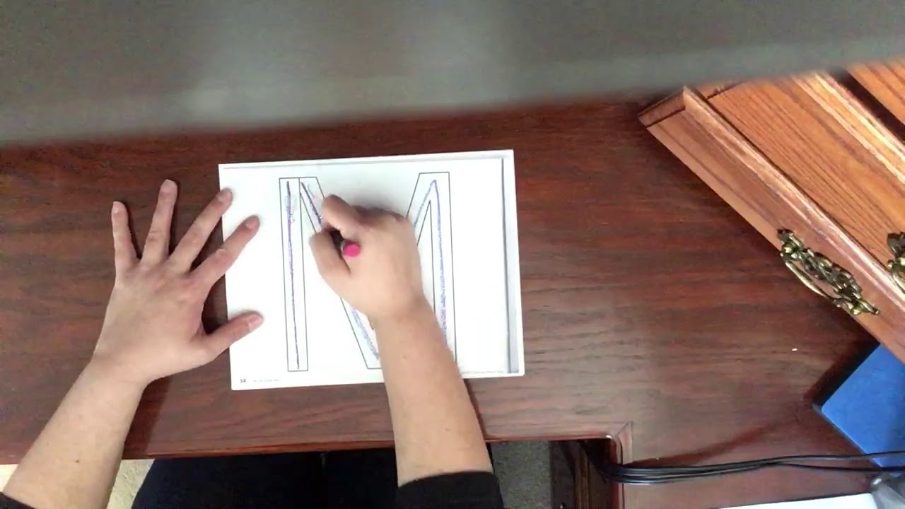 Printing letter “M” - YouTube