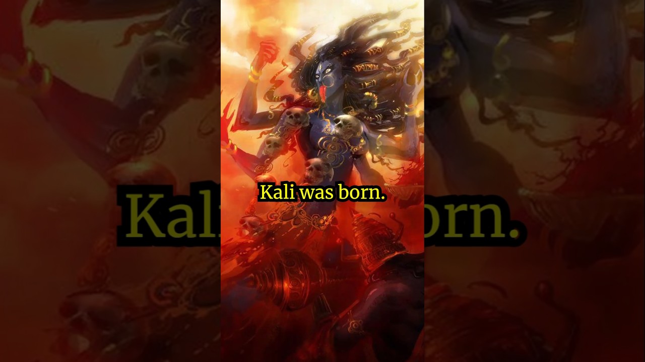 The birth of Goddess Kali 