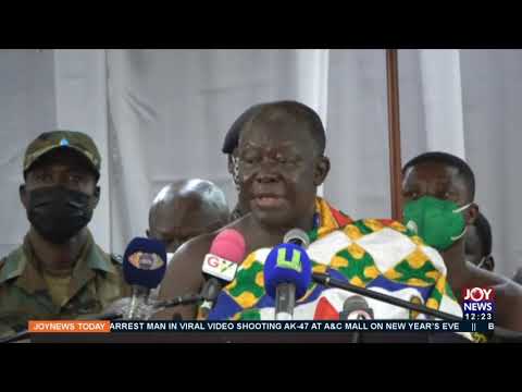 Asantehene urges labour and employment ministries to resort to dialogue - Otumfuor -JoyNews (4-1-22) Asantehene urges labour and employment ministries to resort to dialogue - Otumfuor -JoyNews (4-1-22)