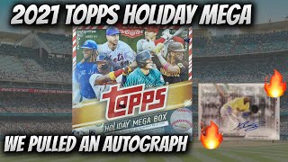 2021 Topps Holiday Mega Box | Pulled my first AUTOGRAPH out of retail | Walmart Canada Review