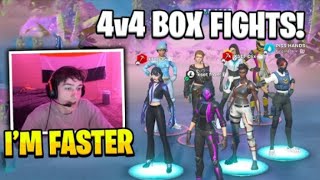 Peterbot Kingaling Reet Fran VS Clix Higgs Veno Faxuty 4v4 BoxFight 