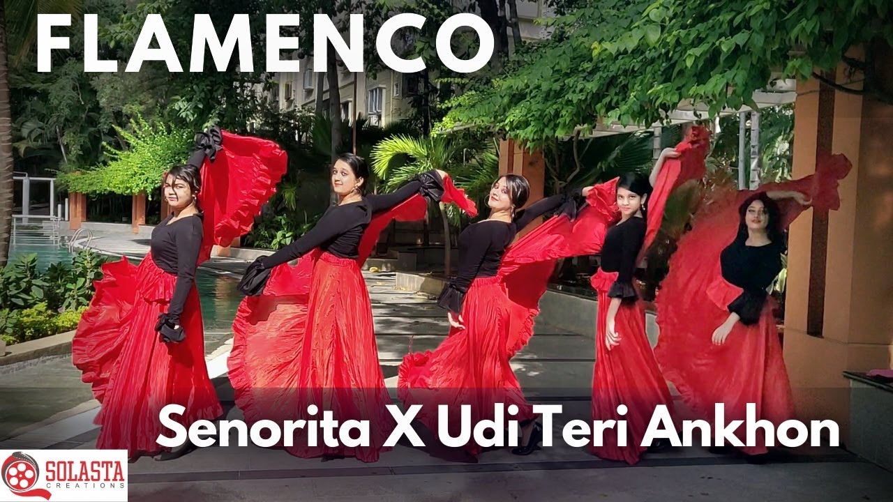 Flamenco Dance | Senorita | Udi Teri Aankhon Se | Dance Cover | Solasta Creations