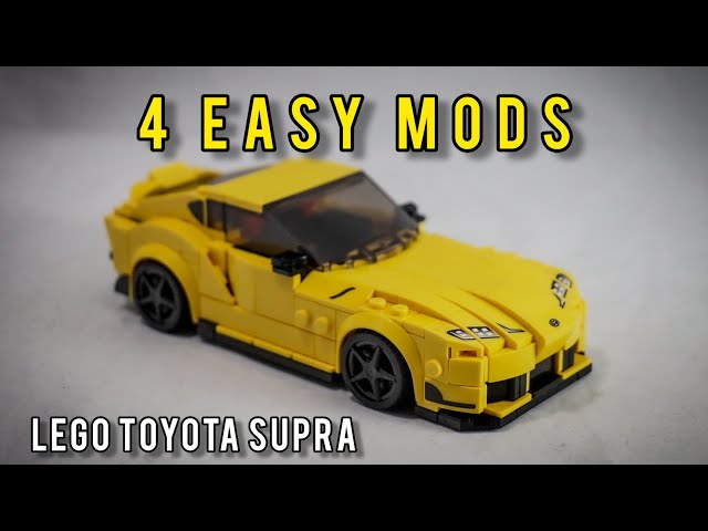 4 EASY MODS FOR YOUR LEGO TOYOTA SUPRA class=