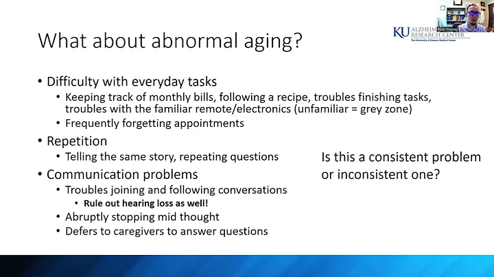 POCKET TALK | Distinguishing Normal from Abnormal Aging | 4/19/2024