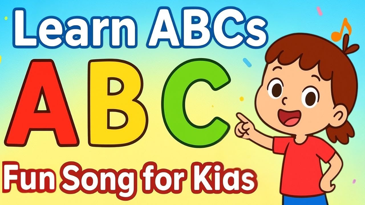Fun ABC Song for Kids – Learn Letters A to Z | Nursery Rhymes - YouTube