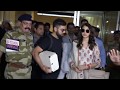 Anushka  virat returns to mumbai