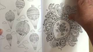 The Art of Mindfulness: Serene and Tranquil Coloring flip through