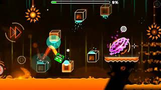 Geometry Dash User Level "Fire Level" with all 3 coins screenshot 1