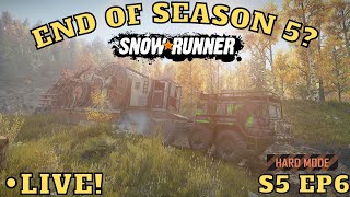 Can We Finish Off Don Russia? Hard Mode LIVE! Episode 6 Don SnowRunner Year 2 Season 5 DLC