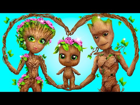 Video Gia Đình Groot / 11 Mẹo LOL Surprise - youtube